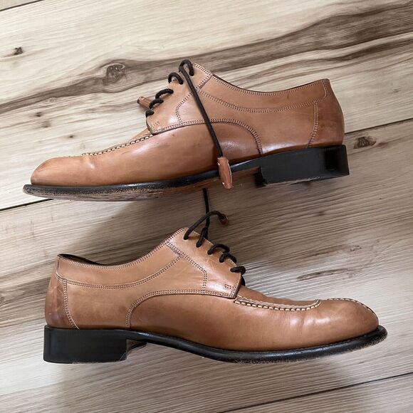 Vintage COLE HAAN Country Leather Italian Norwegian Oxford Derby Dress Shoes 9 B - Picture 3 of 9